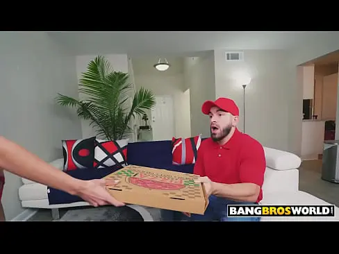 Macy Meadows Fucks The Pizza Delivery Guy