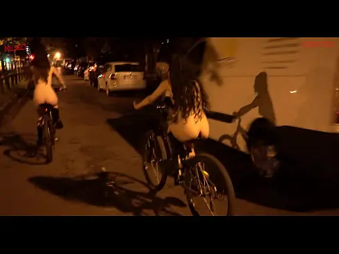 Riding Our Bike Naked Through The Streets Of The City  Dollscult