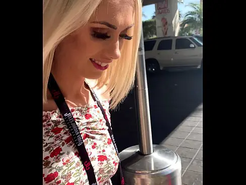 Blonde Teen Sky Pierce Public Sex After Showing Pussy To Crowd Pov