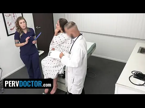 Pervdoctor  Doctor Fucks Hot Busty Patient Jc Wilds And Nurse With Big Natural Tits Electra Rayne