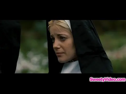 Blonde Nun Facesitting Her Brunette Exgf