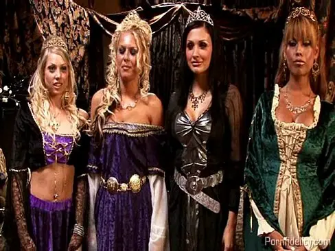 King And Queen Have A Medieval Orgy With Four Hot Whores