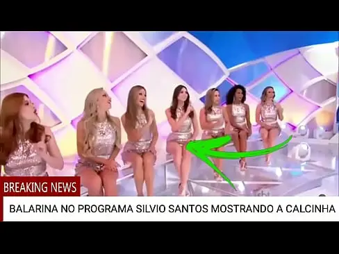 Balarina No Programa Silvio Santos Mostrando A Calcinha