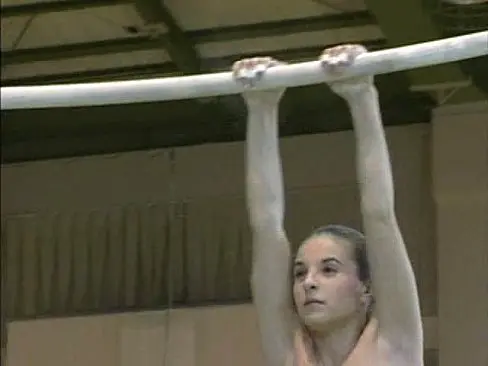 Corina  Topless Gymnastics